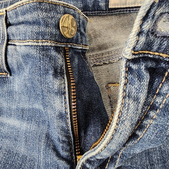 AG Adriano Goldschmied The Prima Roll Up Cigarette Leg Jean Medium Wash Size 28R - Picture 7 of 16